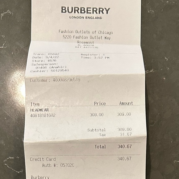 Burberry heavy check bucket hat - Picture 5 of 5